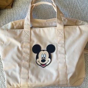 SCL tote with large Mickey patch || used-marks as shown!